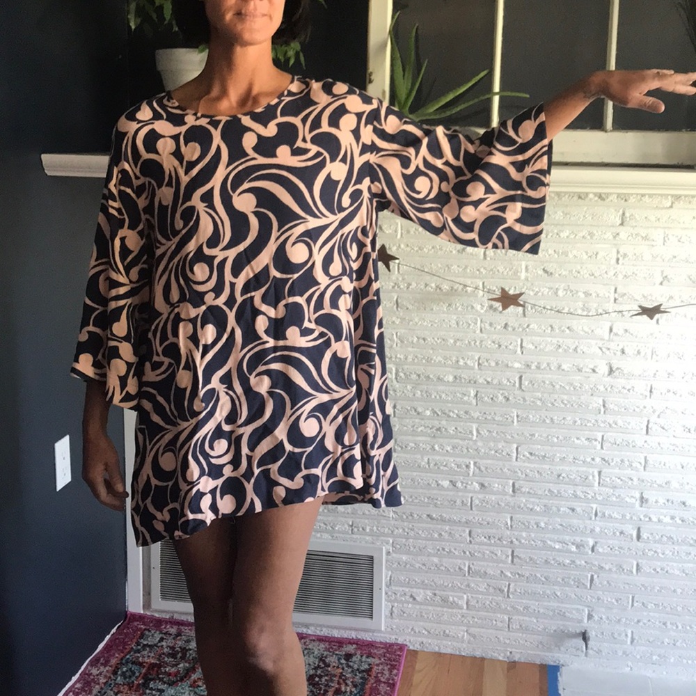 H&M bell sleeve tunic shirt/dress